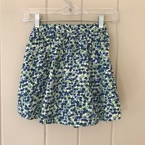 Land’s End Corduroy Floral Skirt